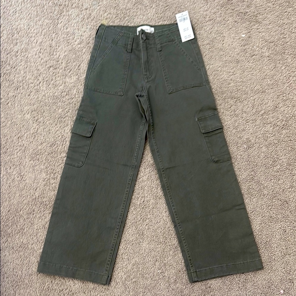 Kids Green Cargo Pants Abercrombie Kids